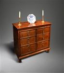 A small Queen Anne oak chest of drawers