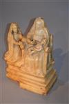 A late 16th century alabaster group.