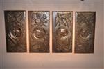 A set of four large 16th century panels.