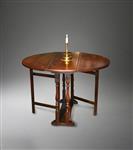 A William and Mary oak gateleg table.