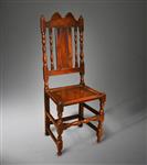 A late 17th century Welsh oak chair.