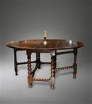 A Commonwealth Period oak gateleg table.