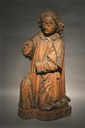 A late Gothic kneeling angel.