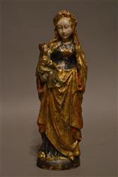 A charming Malines Madonna and Child.