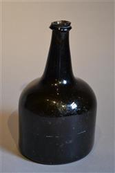 A George II mallet shape wine bottle.