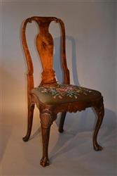 A fine George I walnut side chair.