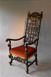 An elegant William and Mary armchair.