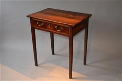 An elegant George III fruitwood side table.