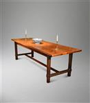George III ash farmhouse refectory table. 