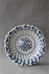 A late 17th century London delft fruit bowl.