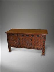 A very rare late 17th century West Country coffer.