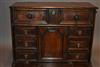 A late 17th/early18th century oak table cabinet.