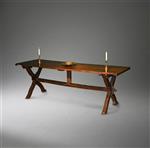 An early 18th century oak tavern table.