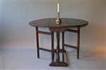 A small William and Mary oak gateleg table.