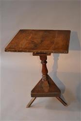 An extraordinary 17th century pedestal table.