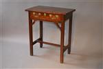 An exceptionally small 18th fruitwood side table.