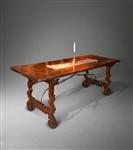 A 17th century Spanish walnut writing table.