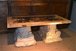 A stunning marble low table.