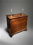 A stunning George I burr walnut chest of drawers.