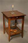 A late 18th century walnut side table. 