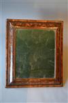 A fine William and Mary cushion frame mirror.
