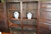 A stunning Charles I oak press cupboard. 
