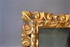 A late 17th century giltwood frame mirror.
