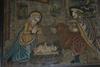 An early 16th century needlework of the Nativity.