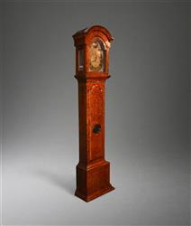 An early 18th century marquetry longcase clock.