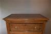 An unusual 18th century oak chest of drawers.