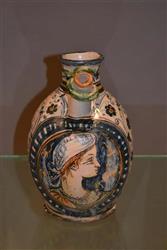 A  16th century Italian maiolica syrup jar. 
