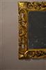 A late 17th century giltwood mirror. 