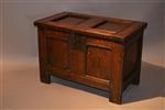 A very small Charles I oak chest. 