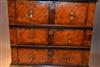 A very small William and Mary chest of drawers.