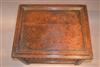 A rare James I oak table box.