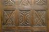 A section of early 16th century English panelling.