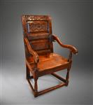 An early Charles I oak armchair.