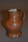 A German stoneware mug circa 1500.