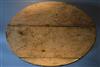 A George III sycamore top cricket table. 